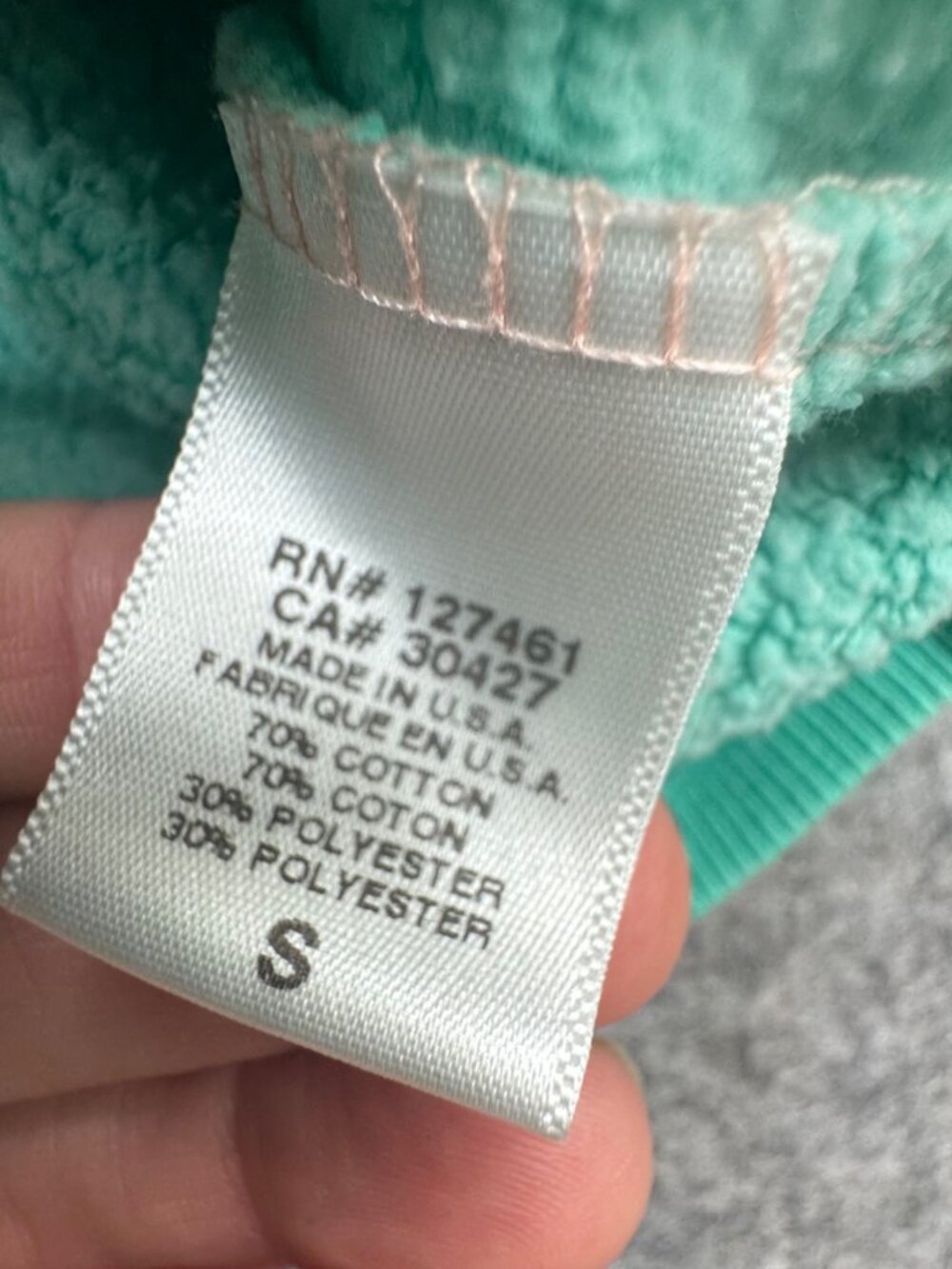 Wildfox Hoodie Sweatshirt Beverly Hills Vacation Sz S Pink Blue - Picture 6 of 9